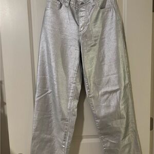 Universal Thread Shimmering Silver Pants